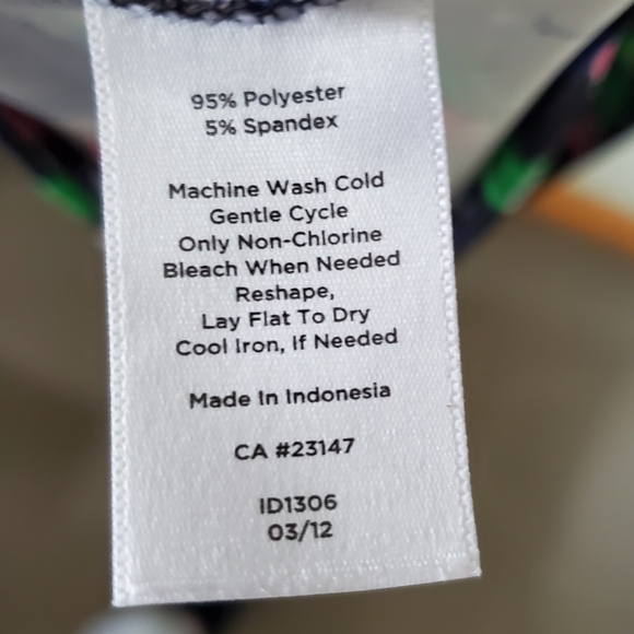 NWT Talbots XSP Whimsigoth Retro Floral Artsy 3/4 Sleeve Jersey Knit Shift Dress - Picture 11 of 11